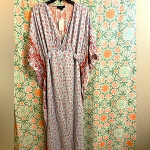 Aakaa Kimono Maxi Dress